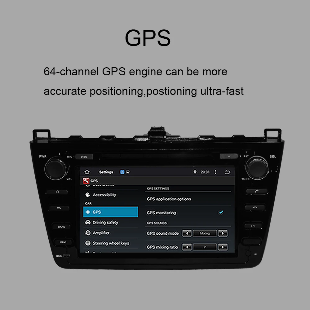 Android 10 0 Octa Core Автомобильный GPS-навигатор для Mazda6 Ruiyi/Ultra 2008-2012 автомобильный