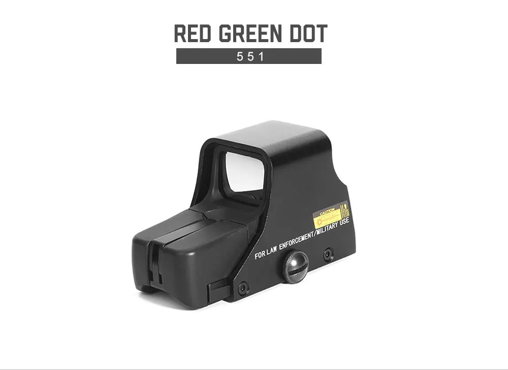 DREAMY Red Dot Sight 551 голографический оптический прицел зеленый/красный сетка подсветка отрегулировать оружие прицел страйкбол пистолет
