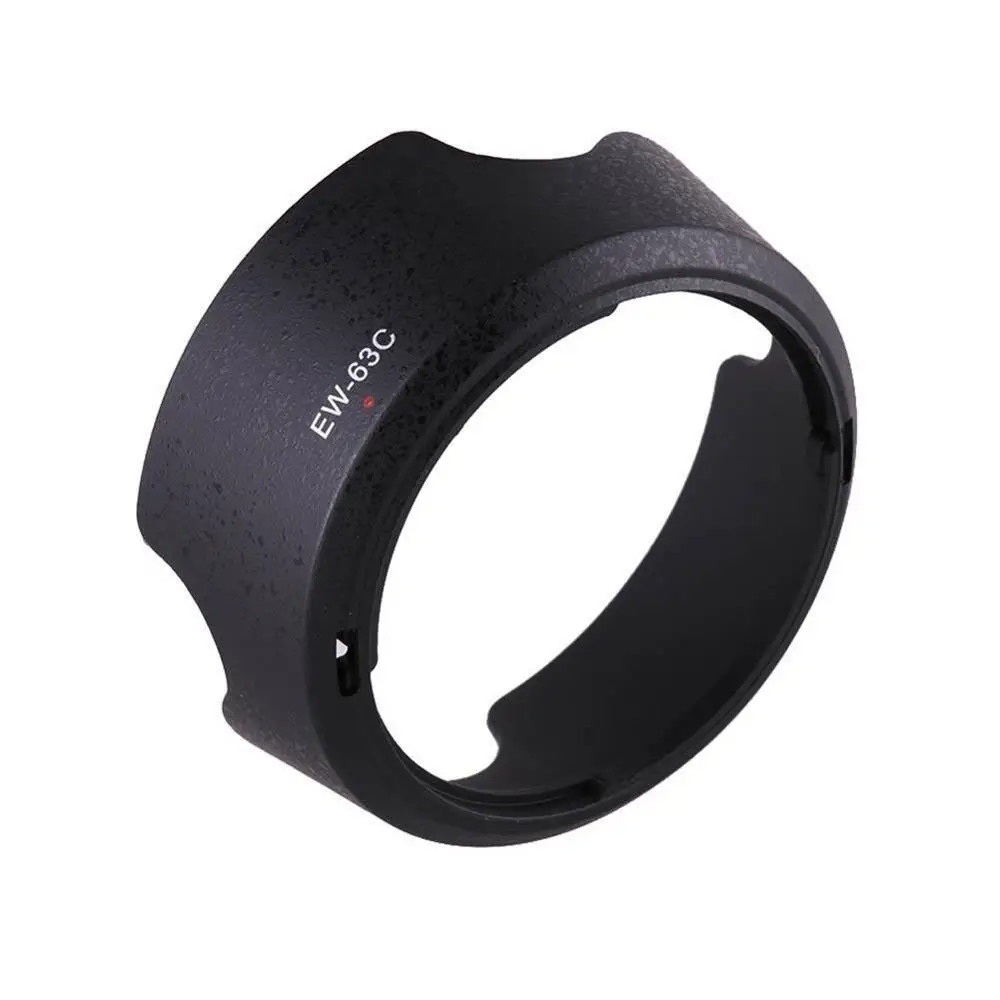 1 шт. Черный ABS бленда EW-63C EW63C для Canon EF-S 18-55 мм f/3,5-5,6 IS STM 58 мм кожух линзы для камеры протектор ew 63c