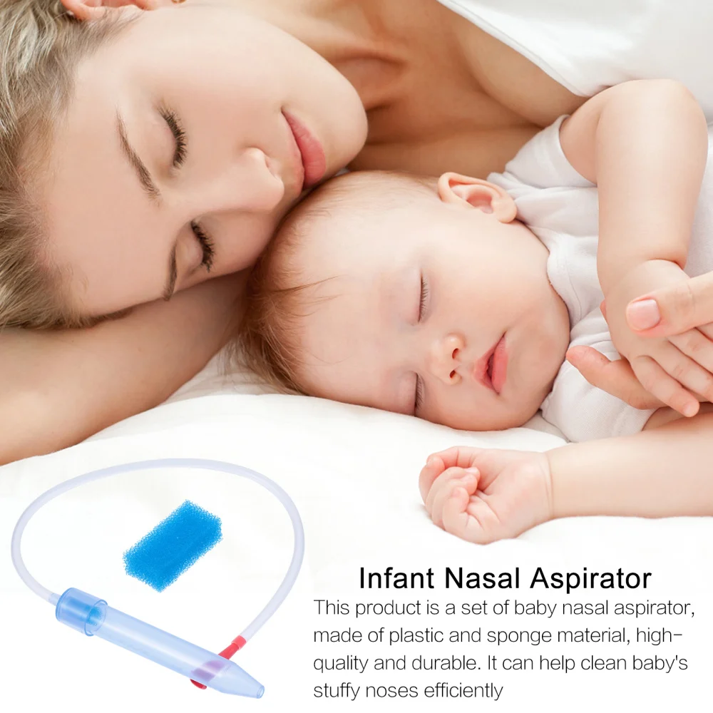 

1 Set Baby Nasal Aspirator Chic Safe Fine Nice Gadget Gift Tool Snot Sucker