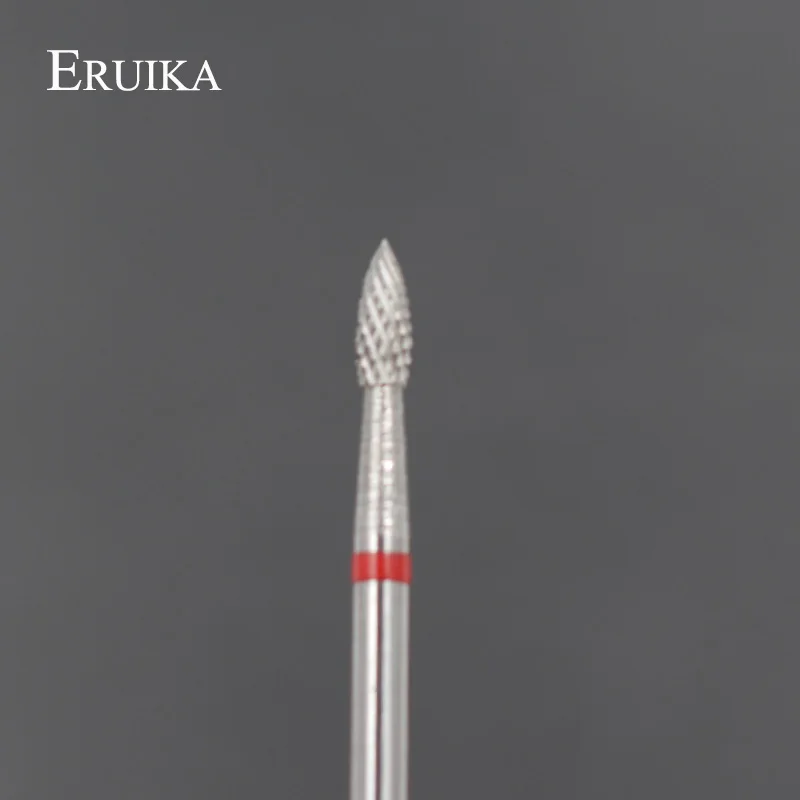 Eruika карбида ногтей Бурильное сверло 3/3" F Размеры кутикулы чистый Burr ногтей сверла маникюр аппарат Дизайн ногтей Аксессуары поворотный Инструменты