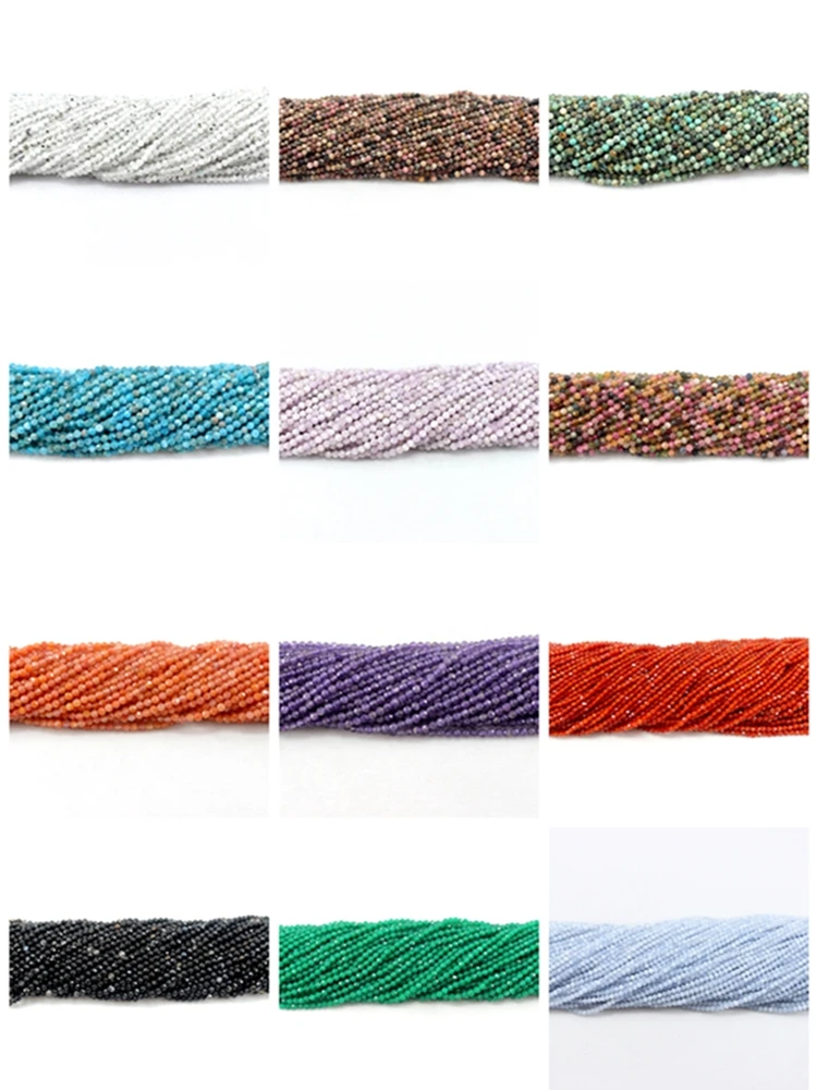 Оптовая продажа натуральный граненый камень 2/3/4 мм бирюзовый Амазонит лунный