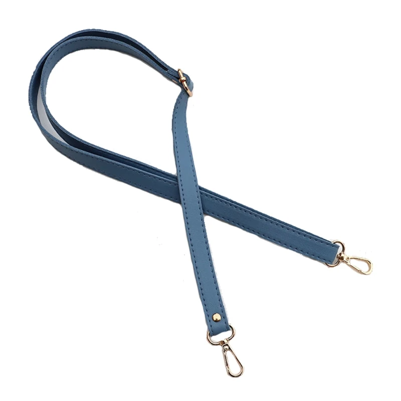 

Q1FA 138cm Long Faux Leather Shoulder Bag Strap DIY Purse Handle Adjustable Crossbody Handbag Belt Replacement with Clasp