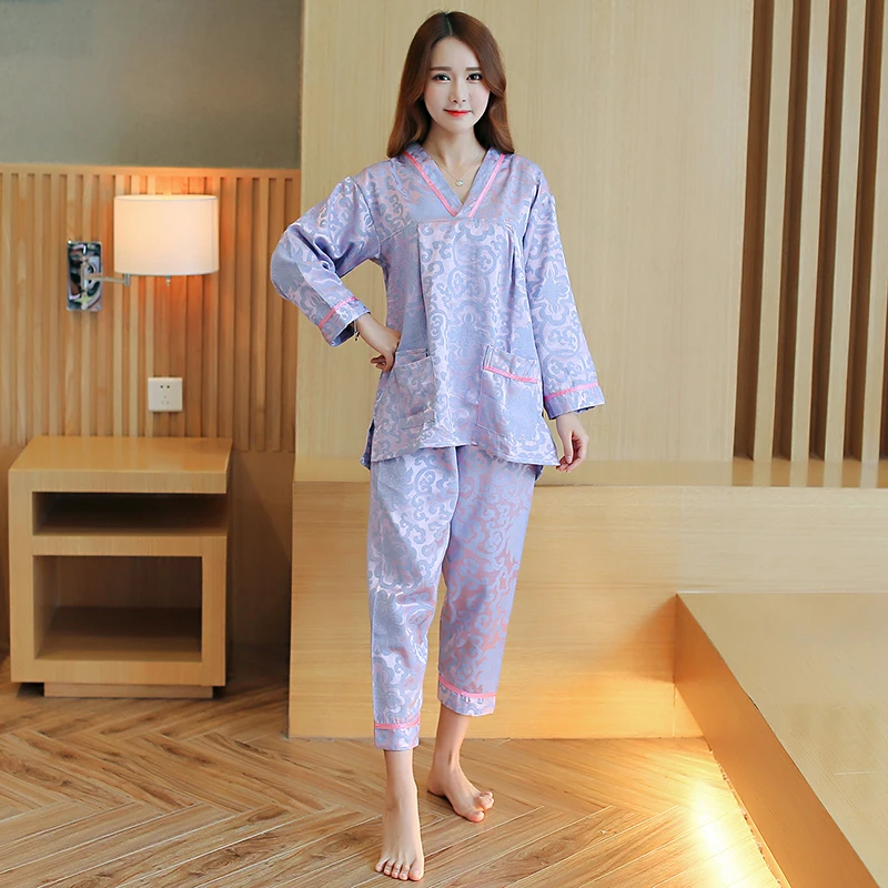 Couple Fashion Sleepwear Nightwear Summer Cotton Home Clothing Sleepwear sets For Couples