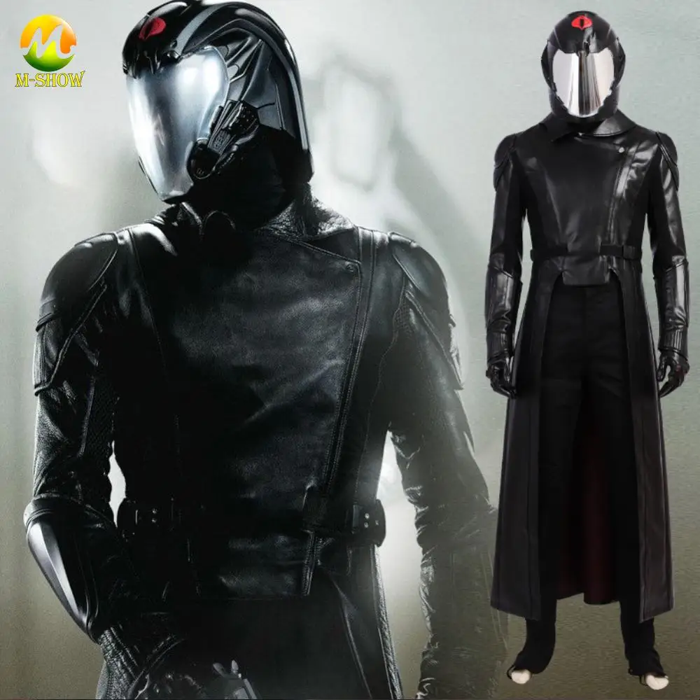 G I Joe Косплей Костюм Кобра командир наряд для Хэллоуина взрослые мужчины