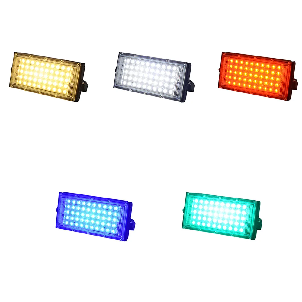 Светодиодный прожектор наружный 50 Вт настенный светильник отражатель IP65