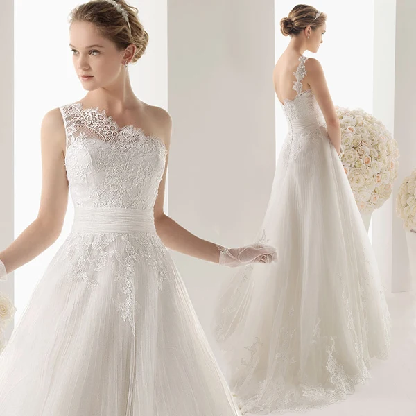 

Женское винтажное платье на одно плечо, длинное кружевное ТРАПЕЦИЕВИДНОЕ ПЛАТЬЕ для матери невесты с аппликацией, 2018