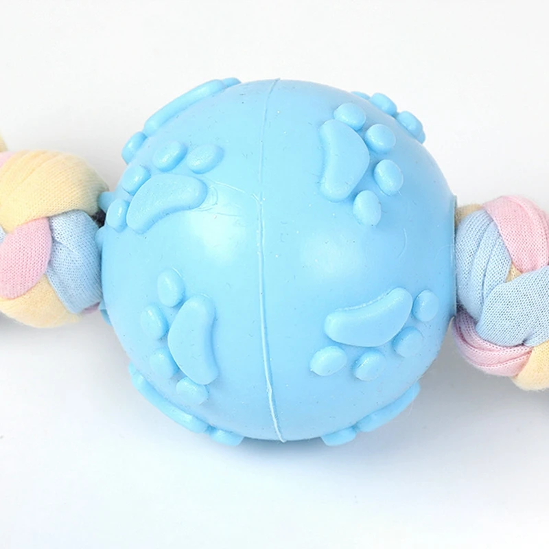 

Pet Dog Bone Rope Interactive Chew Toy Dog Molar Teeth Cleaning Toy Bite Resistant Pet Supplies Chew Knot Toy