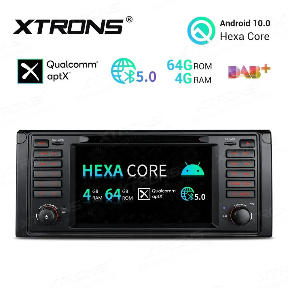 Мультимедийный плеер для BMW E39 M5 7 &quot Android 10 0 OS DVD навигация GPS радио система 2009 2003 1995