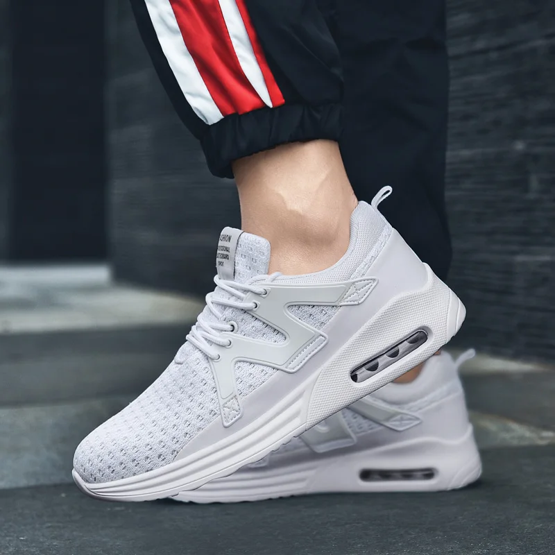 Tenis Hombre Men Tennis Shoes 2021 Sneakers New Trend Comfortable Sports Male Light Walking Jogging Trainers Black Zapatillas 46