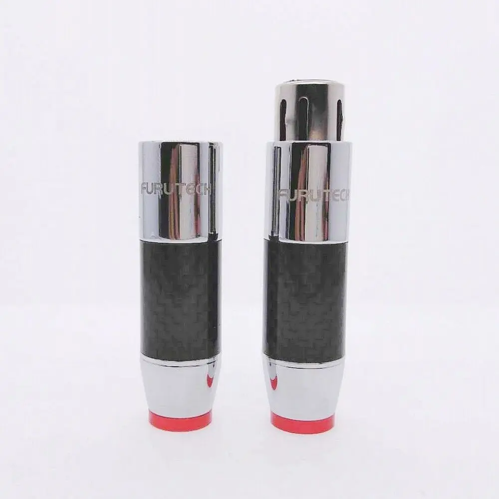 Furutech CF-601M(R) CF-602F(R) родиевое покрытие XLR разъем из углеродного волокна