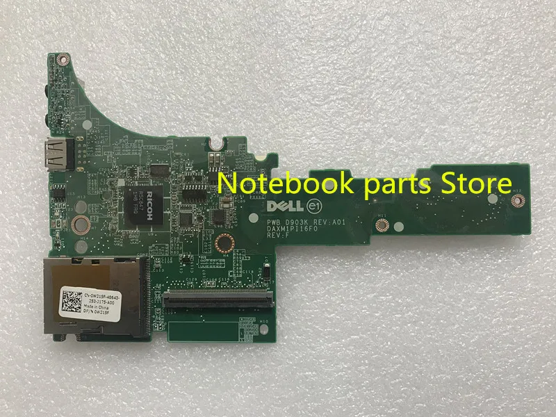 ПК Няня для Dell Precision M6400 левый I/O аудио USB контроллер плата платы W215F CN-0W215F работает |