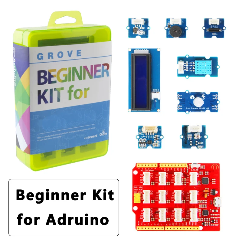 Стартовый набор для Arduino ATMega328 плата наклон переключатель зуммер DHT11Light сенсор
