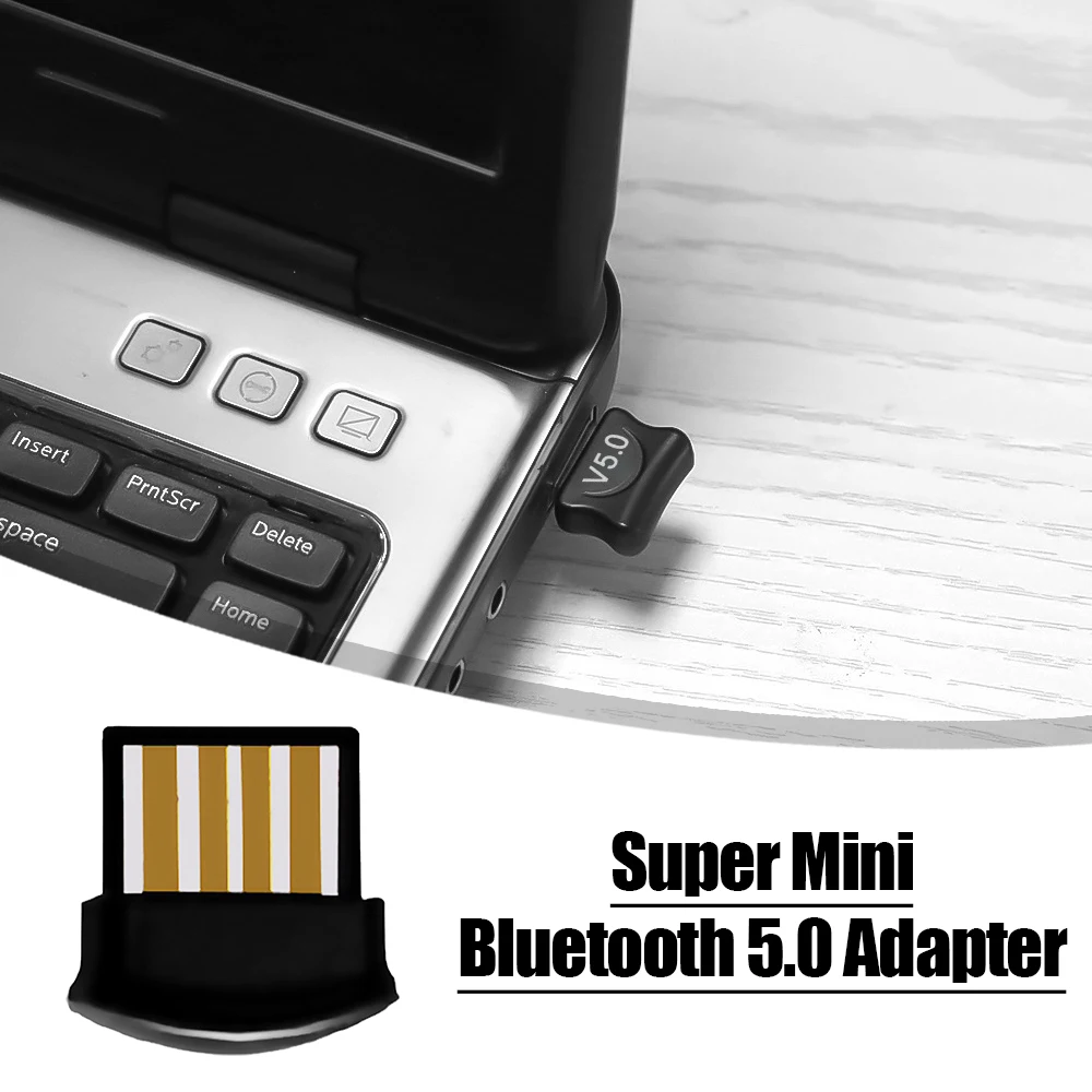 

Wireless USB Bluetooth 5.0 Adapter Mini BT Receiver Transmitter Low Power Consumption Audio Transmitter For PC Computer TV Phone