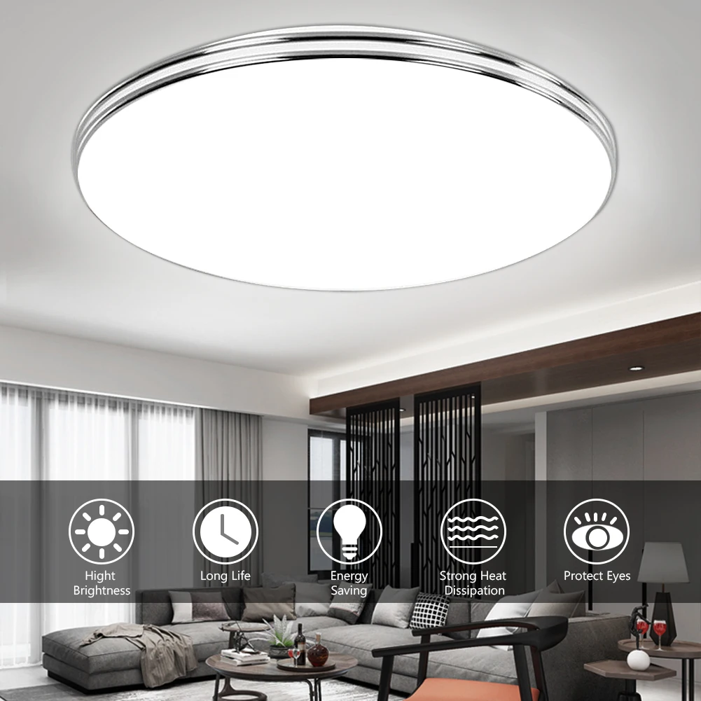 

12/18/24/36/72W Led Ceiling Lights Ultra Thin Panel Downlight Decorative Led ceiling lamps Wall Surface Modern bathroom Kitchen