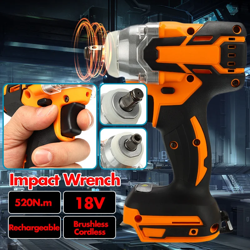 Бесщеточный электрический молоток Аккумуляторная дрель 1280 Вт 18 в нм