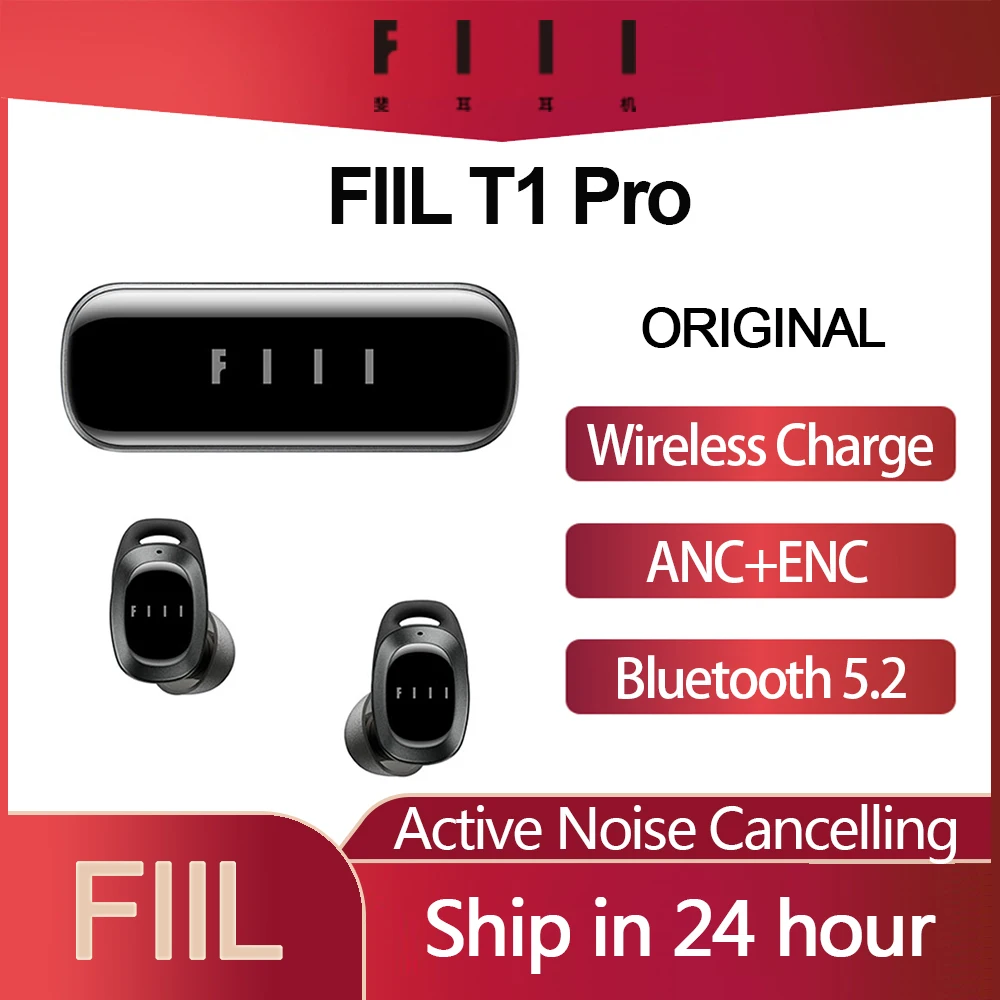 TWS наушники FIIL T1 Pro Lite с активным шумоподавлением и поддержкой Bluetooth 5 2|Наушники