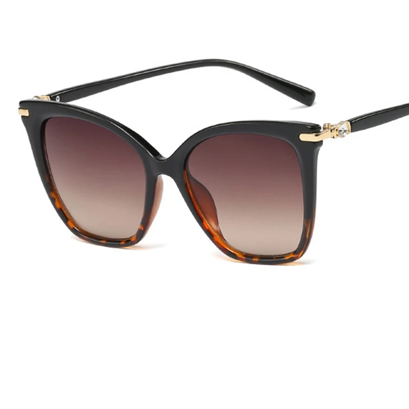 Очки солнцезащитные женские кошачий глаз винтажные модные роскошные солнечные