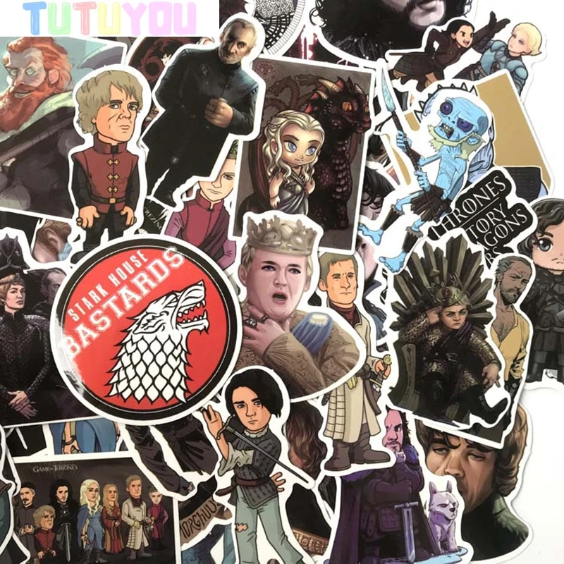 pc13 61pcsset tv show stickers decal for for guitar laptop luggage car fridge graffiti decal sticker free global shipping