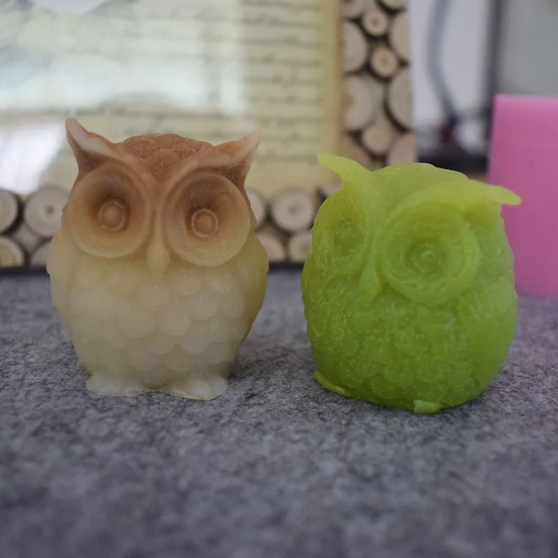3D милая силиконовая форма для выпечки/сова дизайнерские DIY эпоксидные смолы
