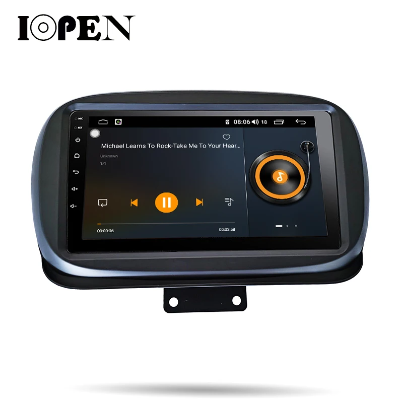 IOPEN 9 'ɺndroid 9.0 для Fiat 500X Android 2014 2015 2016 2017 2018 2019 автомобильный Радио плеер