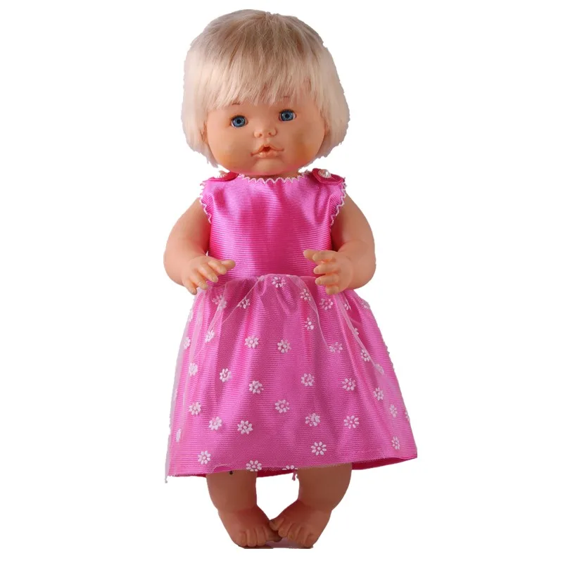 dress2 Одежда для кукол подходит 41 см Nenuco кукла Nenuco y su Hermanita Nenuco Оригинальное Лейка милое платье для 16 дюймов Nenuco кукла - Цвет: dress2