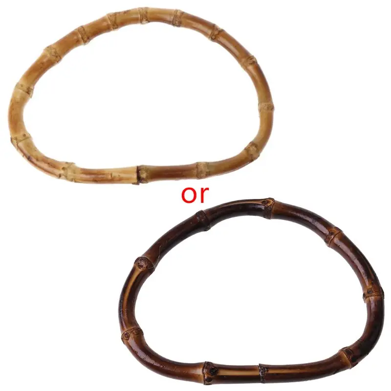

1 x D Shape Bamboo Bag Handle for Handcrafted Handbag DIY Bags Accessories Good Quality 13cm