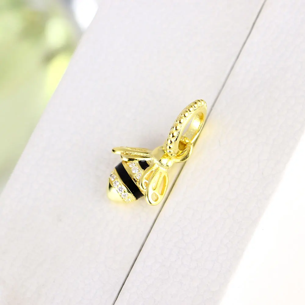 Женский браслет из серебра 2018 пробы с Пчелой | Украшения и аксессуары