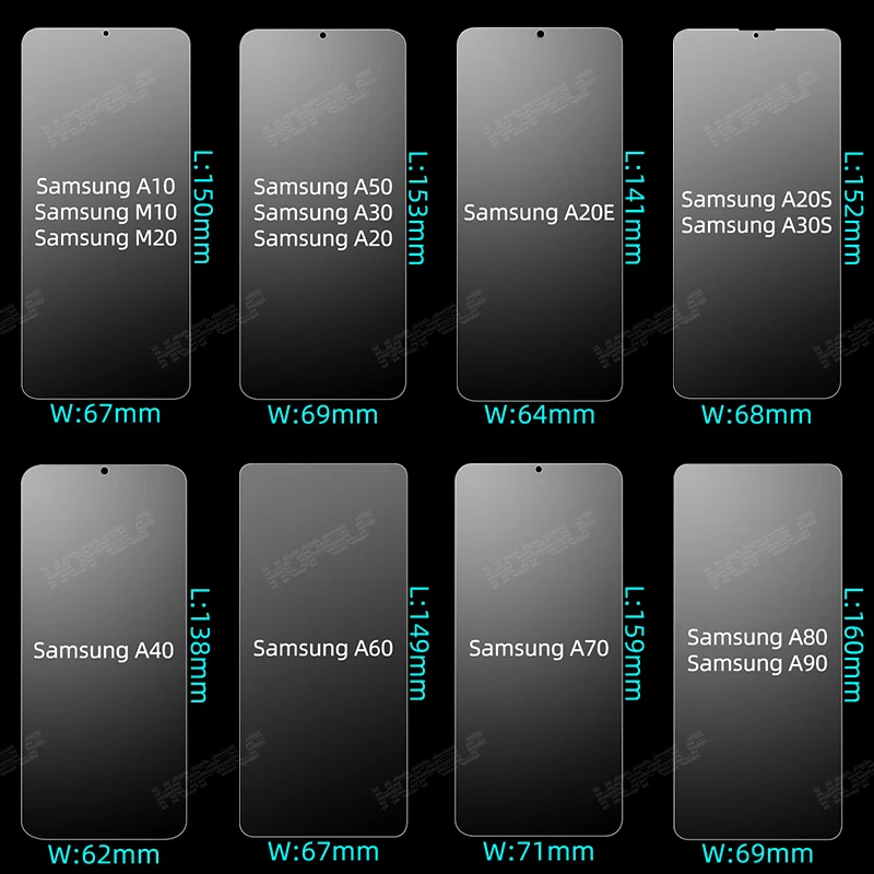 Закаленное стекло для Samsung Galaxy A51 A50 A70 Защитное экрана S A20 A10 A30 A40 A20e A30S M20 A60 A80 |