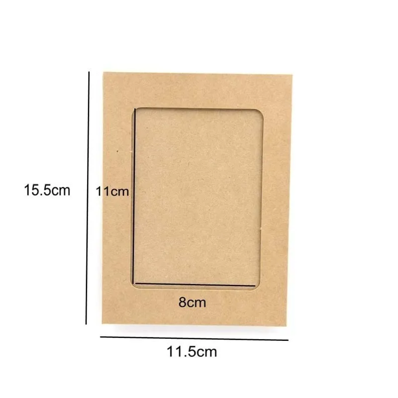 10PCs/set DIY Pink Blue Paper Frame with Clips and 2M Rope 6 Inch Wall Picture Hanging Photo Album Home Decorations | Дом и сад