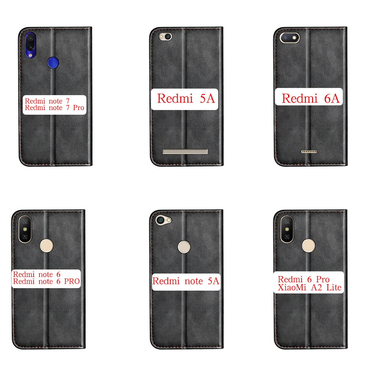 Чехол-книжка из искусственной кожи для Xiao mi Red mi Note 7 6 Pro 5A 6A Note7 mi A2 Lite чехол-книжка бизнес Ретро Магнитная подставка