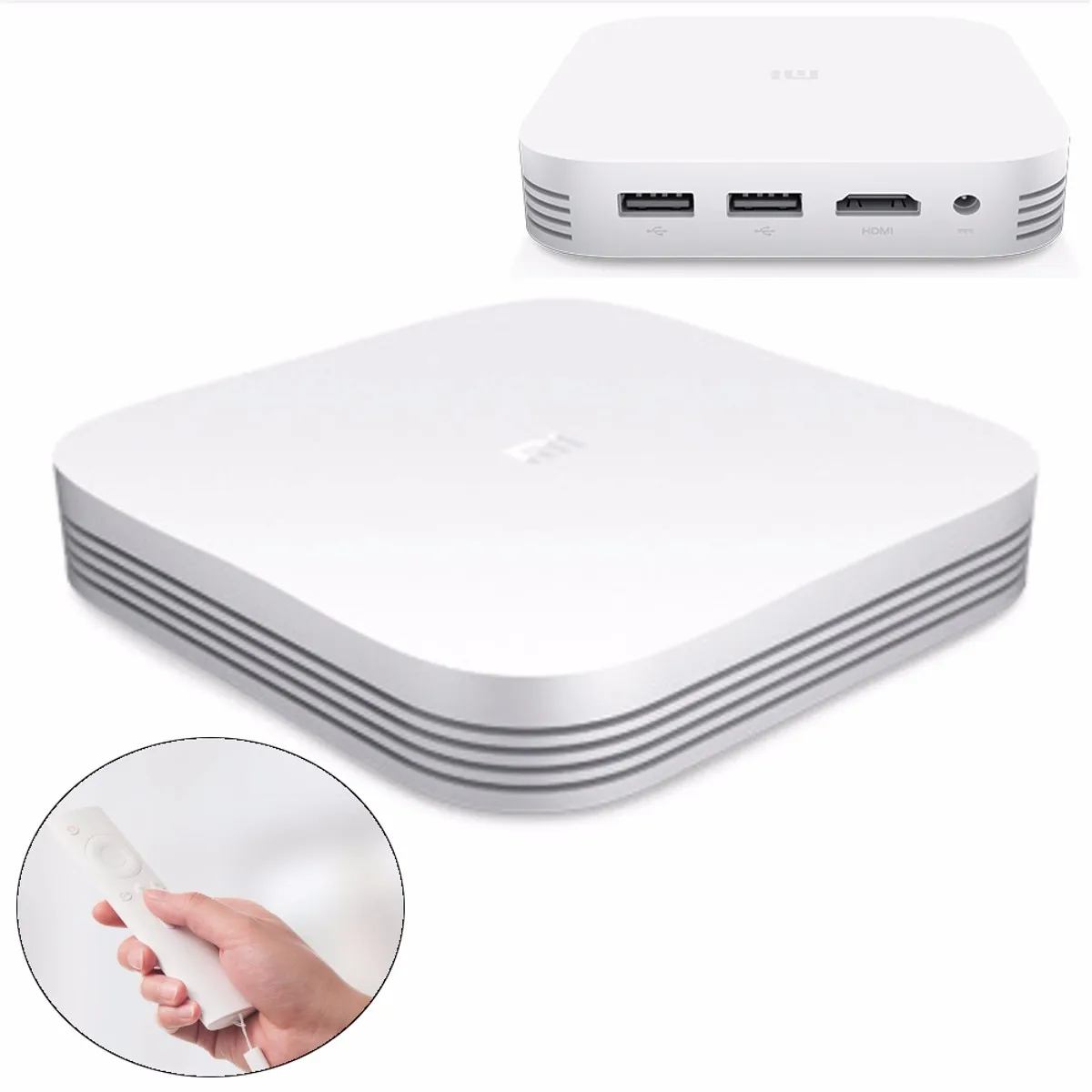 Xiaomi Mi коробка 3 Улучшенный шестиядерный 64 бит 2G LPDDR3 8G eMMC5.0 VR GX6250 2,4G/5,0G Wifi Android 5,1 4K HD USB для домашнего использования