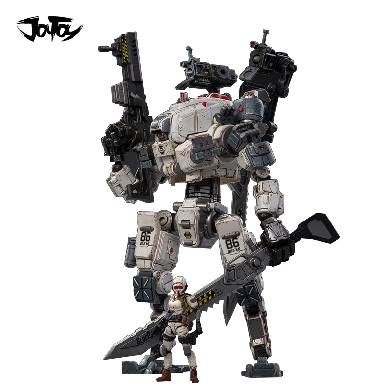 

JOYTOY 1/25 Scale Action Robot STEEL BONE White Color Heavy Firepower Mecha Collection Model Toys