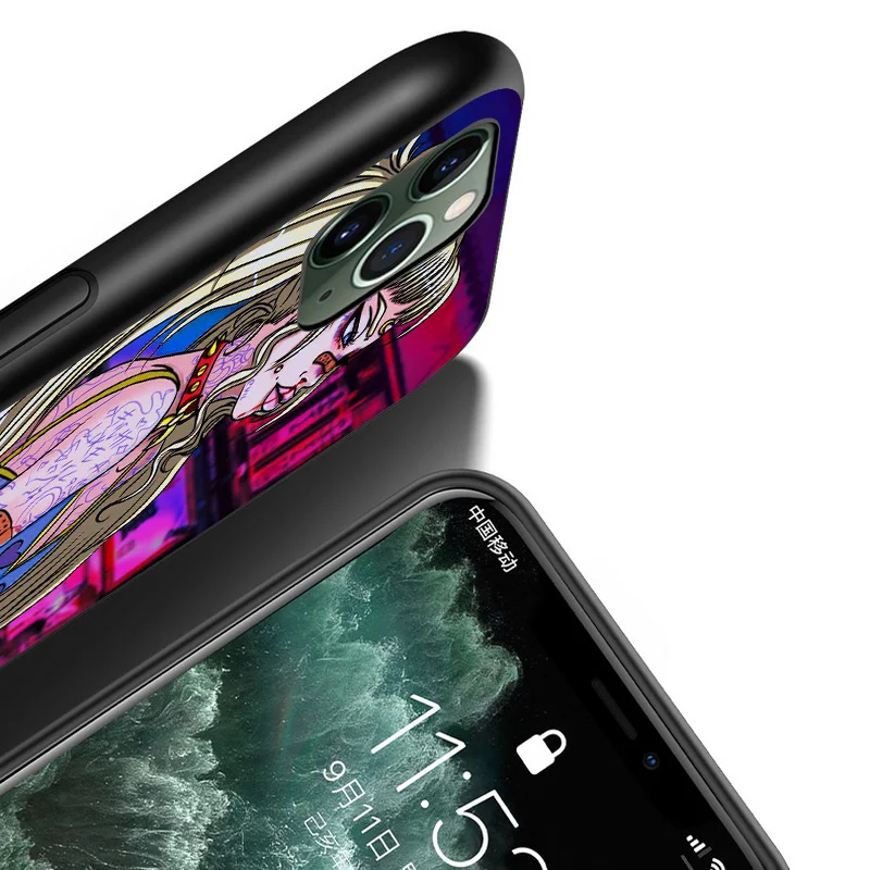 

Anime Girl Sailor Moon For Apple iPhone 12 Mini 11 XS Pro Max XR X 8 7 6 6S Plus 5 5S SE 2020 Black Phone Case