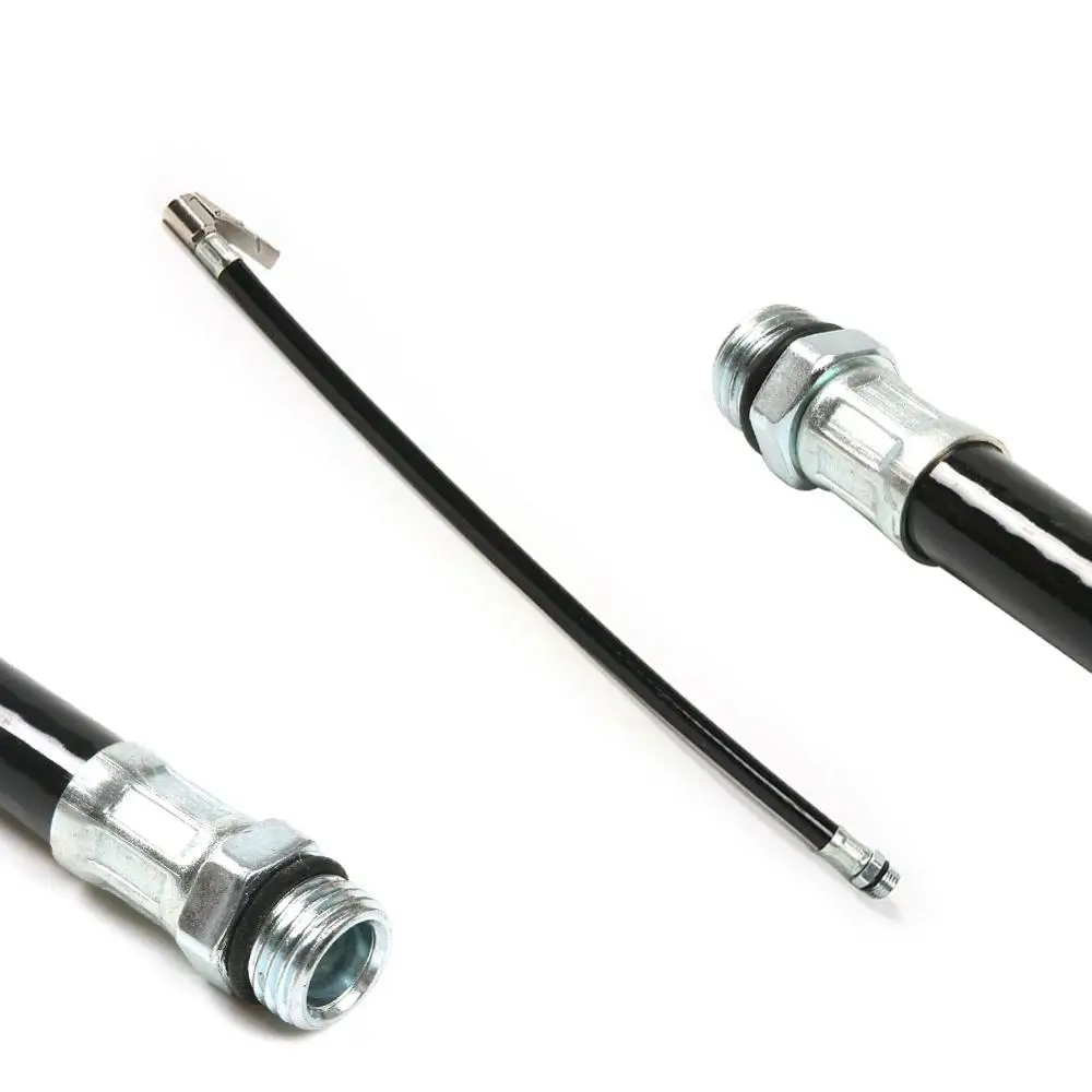 

1/4" 38CM Self-locking Car Truck Air Rubber Hose Lock Clip on Chuck Tyre Tire Inflator Explosion-proof Dropshipping Wholesale