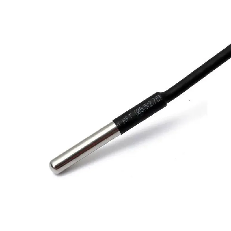 

Taidacent 5 Pcs RW1820B Waterproof Digital Temperature Sensor Probe Cable Length 2M High Precision Temp Sensor Replaces DS18B20