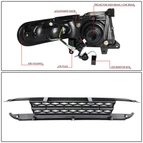 Автомобильная передняя фара для Toyota FJ Cruiser 07 14 фары и решетки HID ксеноновый