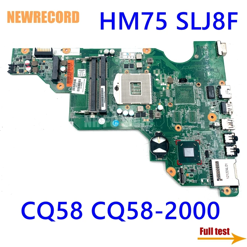 Материнская плата для ноутбука HP Compaq CQ58 CQ58-2000 686280-001 686280-501 687701-501 687701-001, материнская плата HM75 SLJ8F DDR3