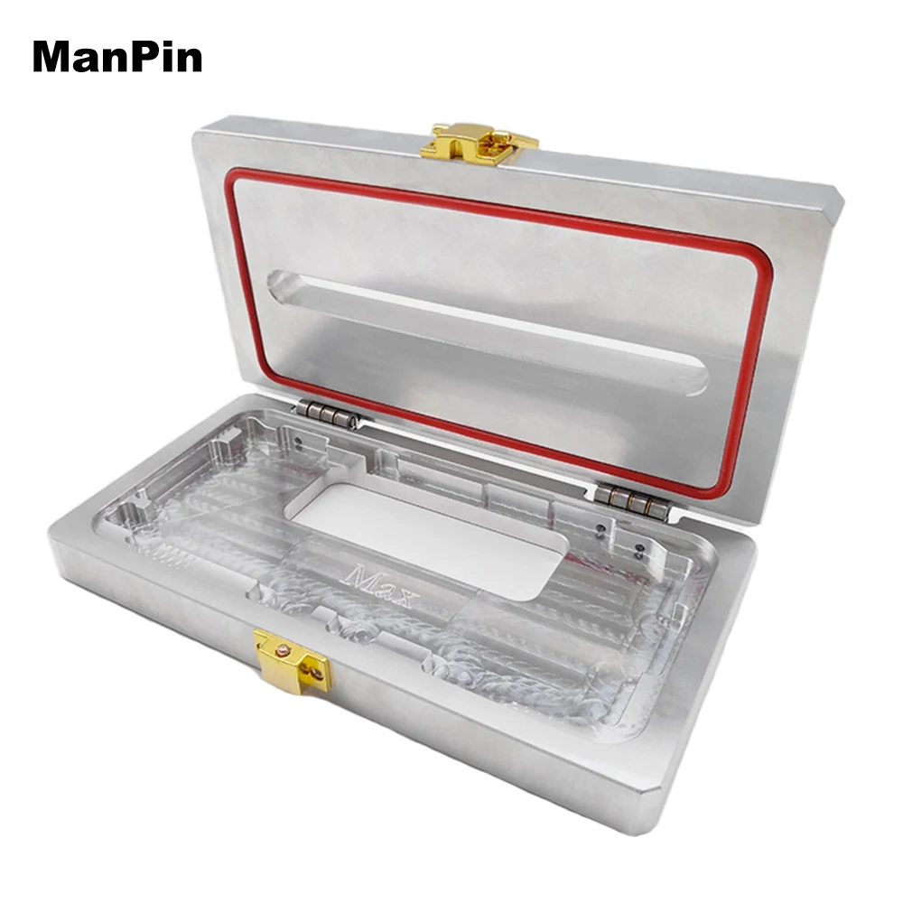 for iphone x xs max 11 pro 12pro mini lcd screen bezel frame glue dispensing press metal mold phone oca lamination repair tools free global shipping