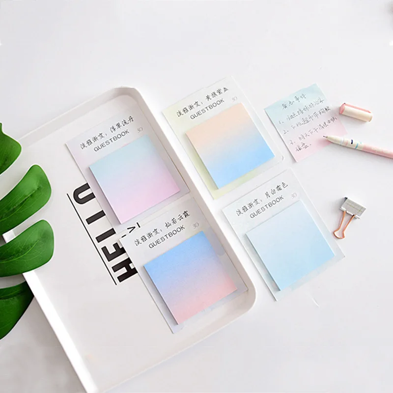 Креативные и Элегантные градиентные заметки для заметок N Times небольшие свежие