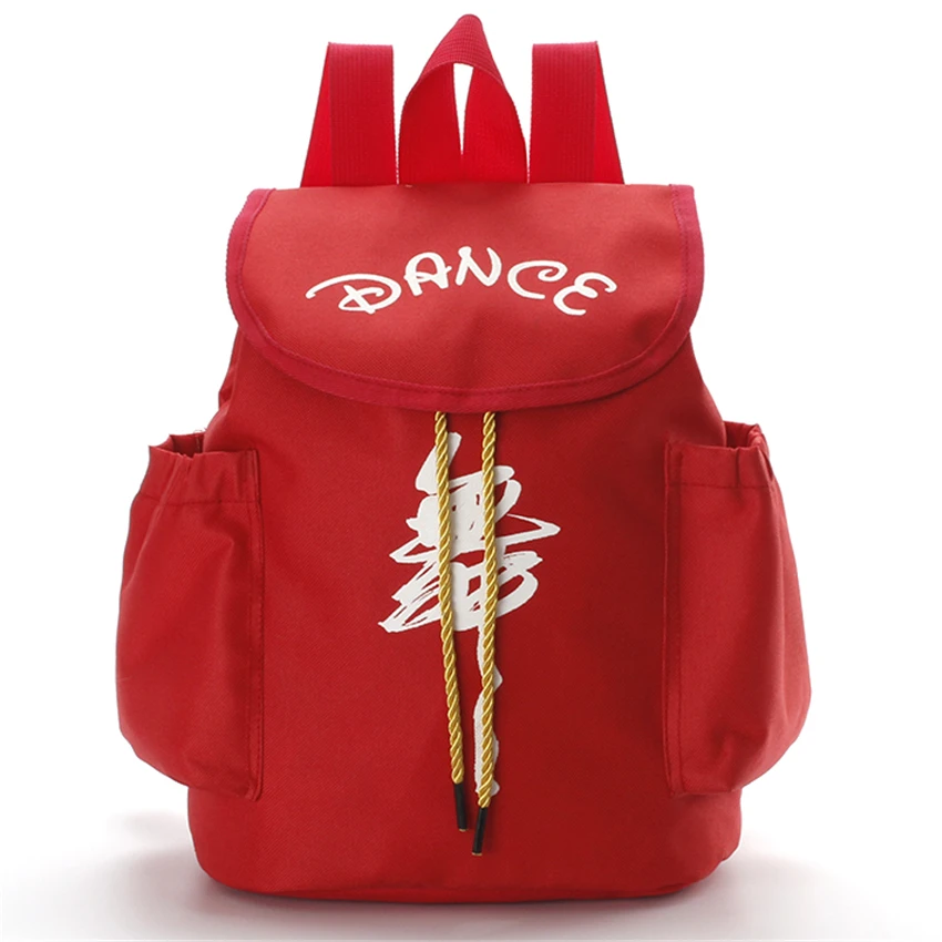 

Ballet Dance Bag Girls Golden Print Pink Waterproof Shoulder Bags Kids Ballerina School Backpacks Cavans Rucksack