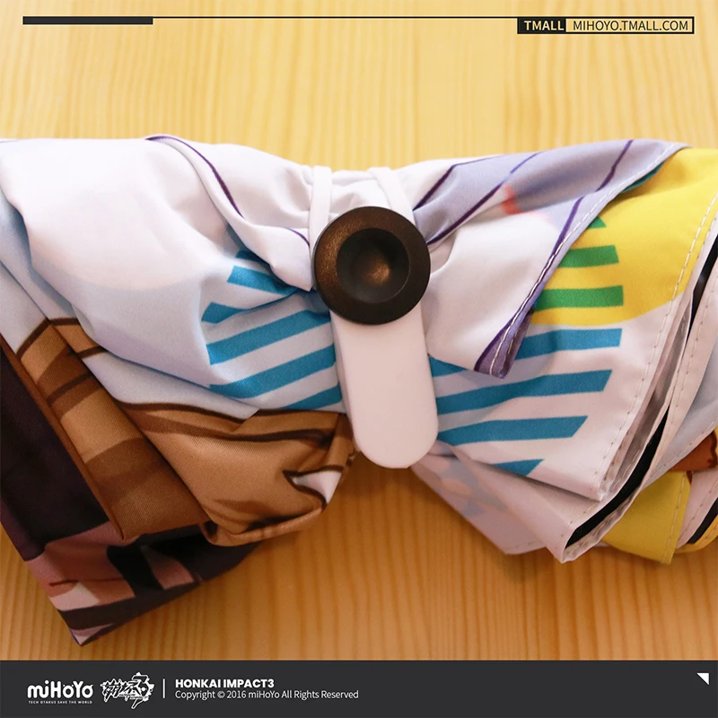 

Anime Honkai Impact 3 Seele Vollerei Dual-use Umbrella Portable Folding Sun Rain Umbrella Men Women Umbrella Xmas Gifts