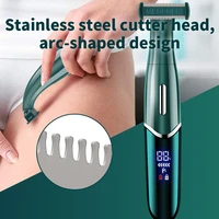 2021 new waterproof shaver portable charging three in one multi function lcd digital display electric shaver set
