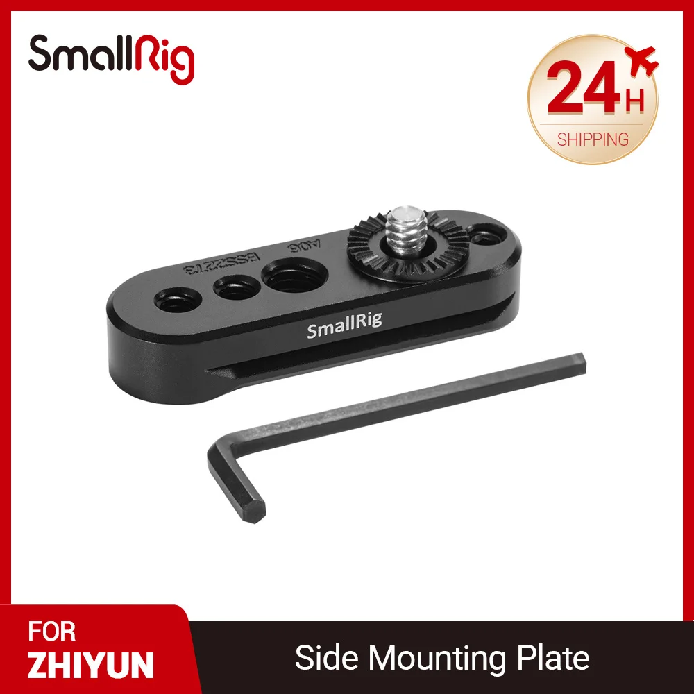 

Боковая Монтажная пластина SmallRig с розеткой для Zhiyun Weebill LAB и Crane 3 Gimbal с функцией быстрого сброса НАТО Rail 2273