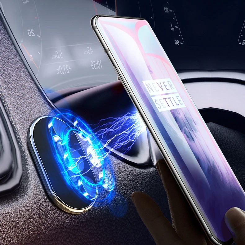 

Universal Car Magnetic Phone Holder Mini Portable Mobile Phone GPS Navigation Bracket Dashboard Stand for IPhone 12 13