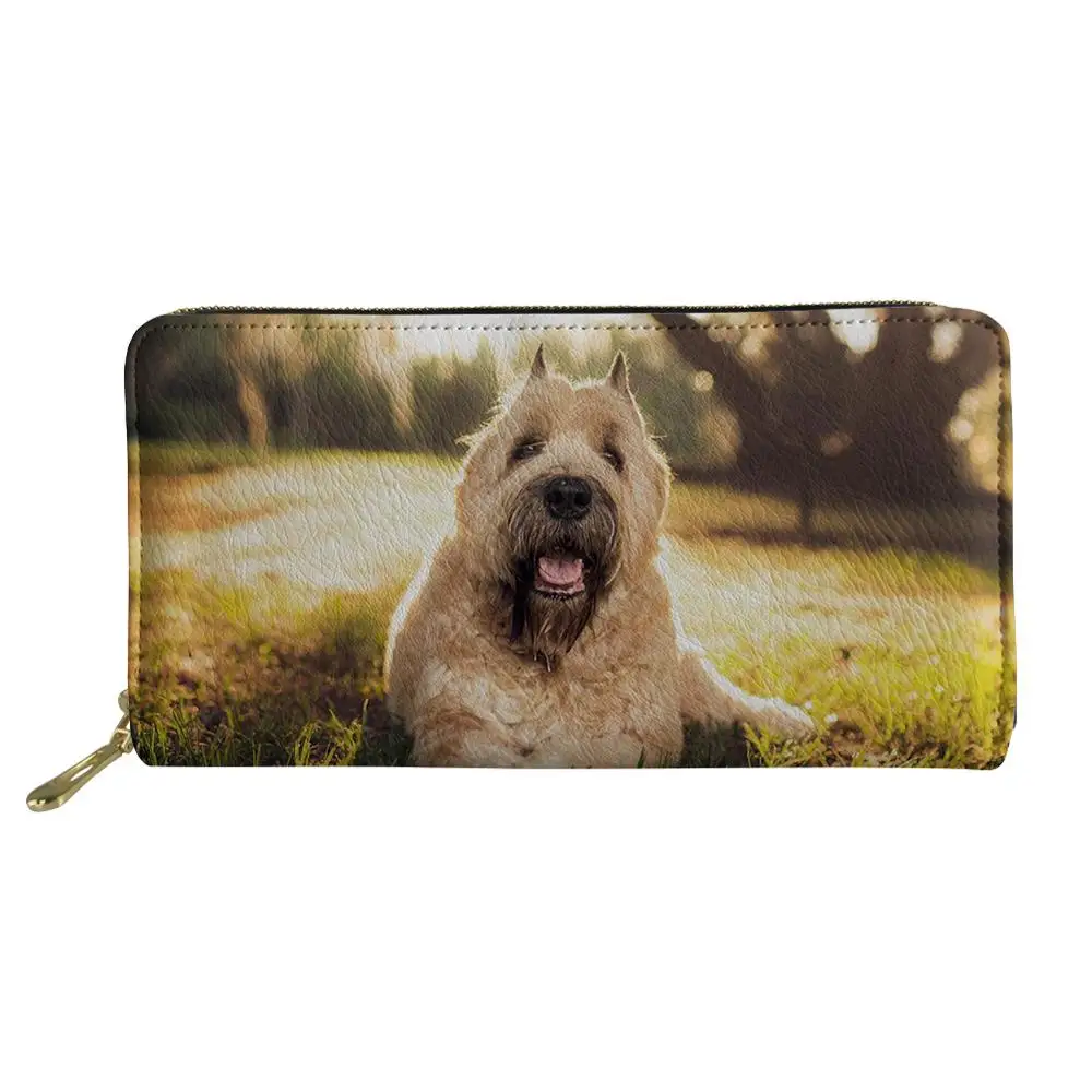 Женские кошельки с принтом Kawaii Bouvier Des Flandres, портмоне, держатель для карт, Дамская длинная сумка из искусственной кожи, женская сумка для карт, Прямая поставка