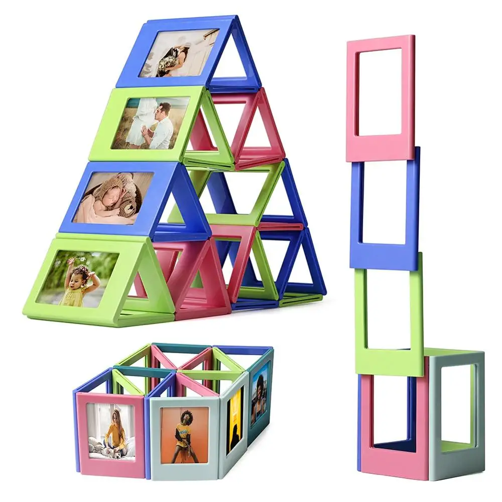 5Pcs 3 дюйма Магнитная Фоторамка сборка &quotсделай сам&quot для Фотографии Декор