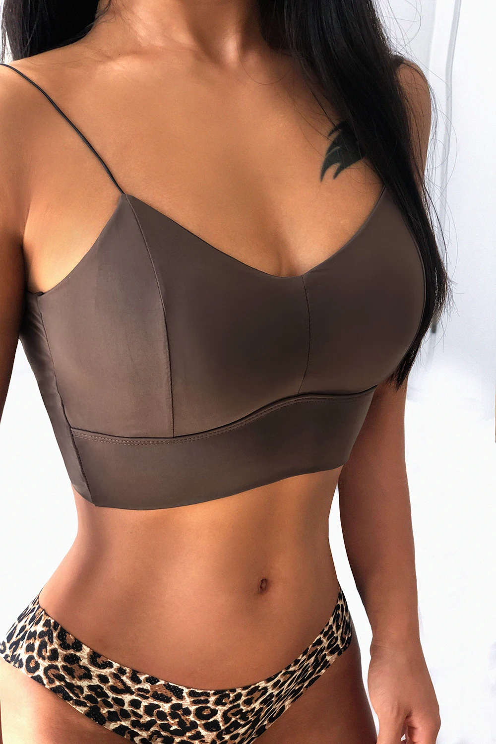 

SP&CITY U-shaped Ice Silk Thin Seamless Women's Bra Sporty Solid Wire Free Breathable Brassier Comfortable Classic Lingerie