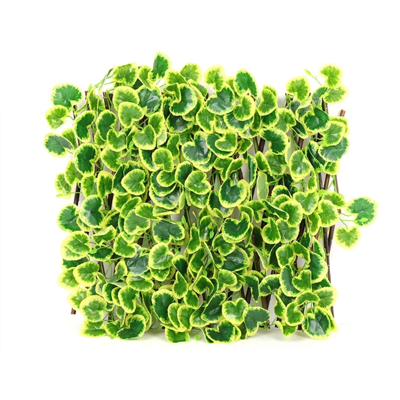 

2021 New Garden Expandable Fence Privacy Screen for Balcony Patio Outdoor Decor Faux Ivy