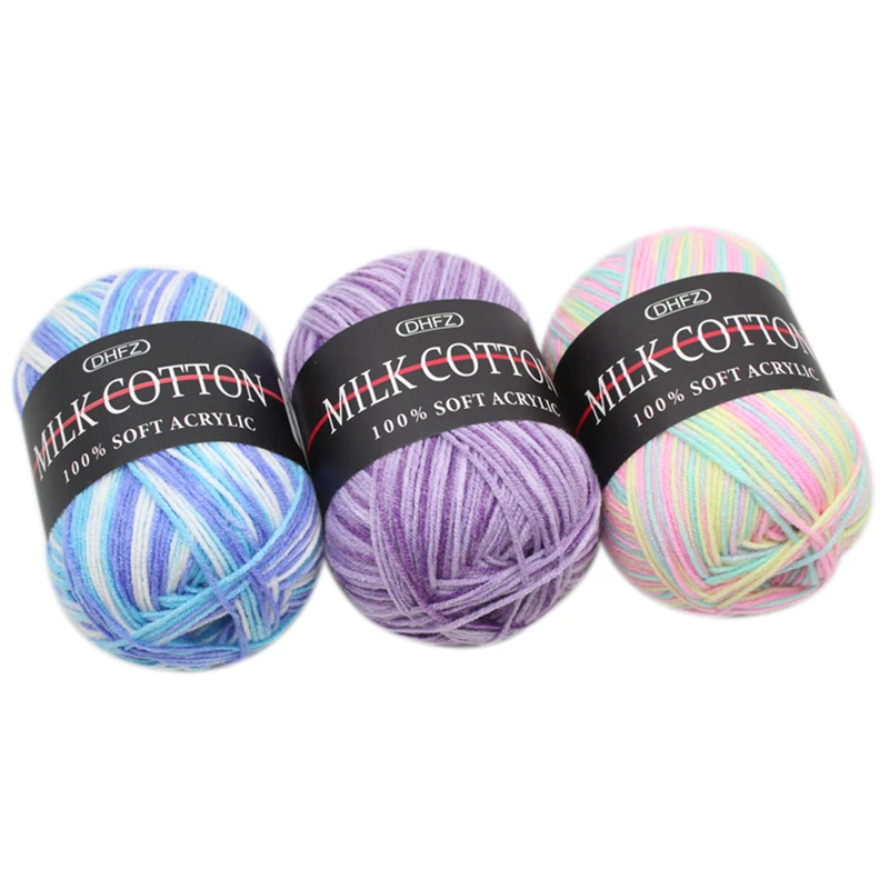 10 шт. вата для вейпа Пряжи Вязания Меланё Кольцо Камвольной Смешанная Пряжа